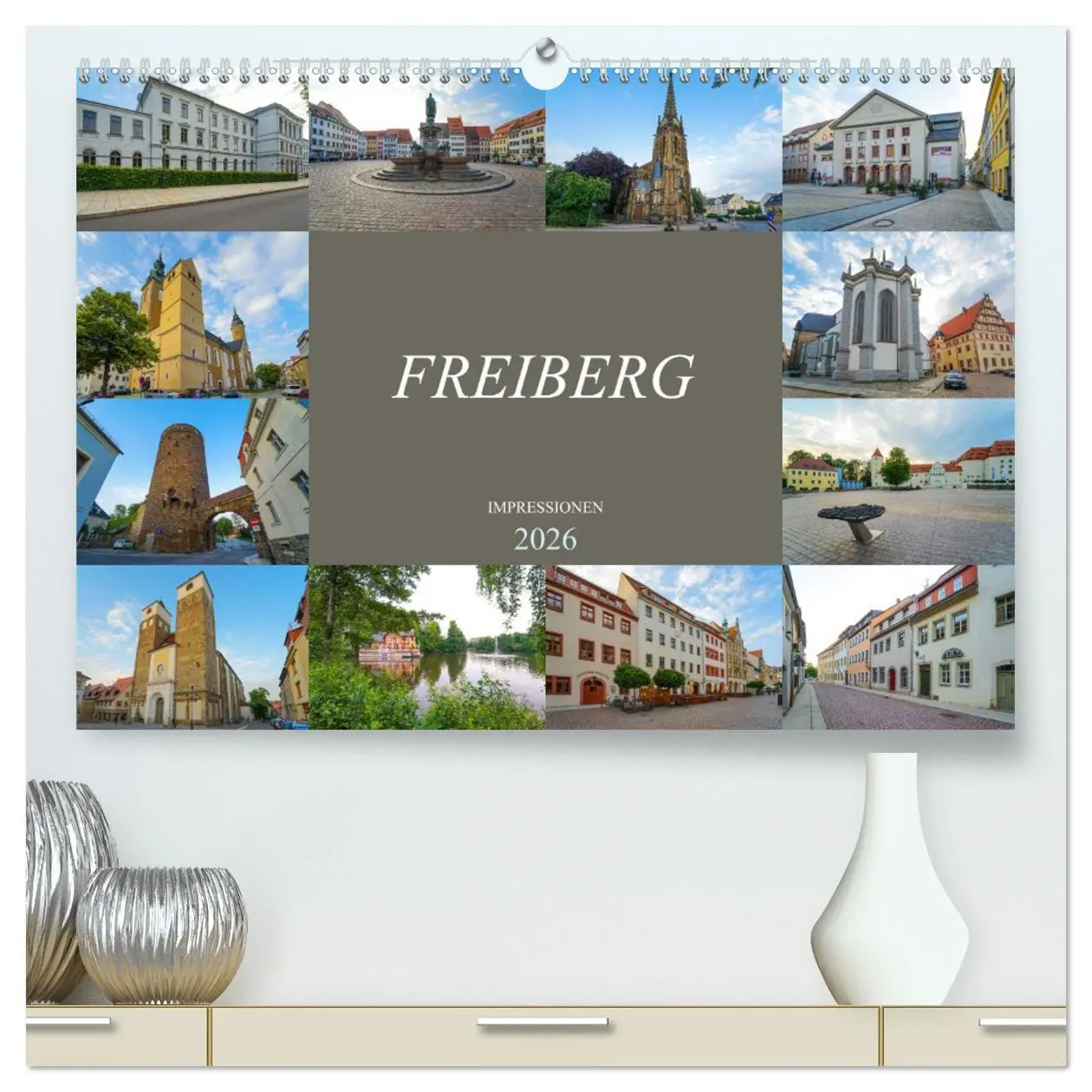 Cover: 9783457723128 | Freiberg Impressionen (hochwertiger Premium Wandkalender 2026 DIN...