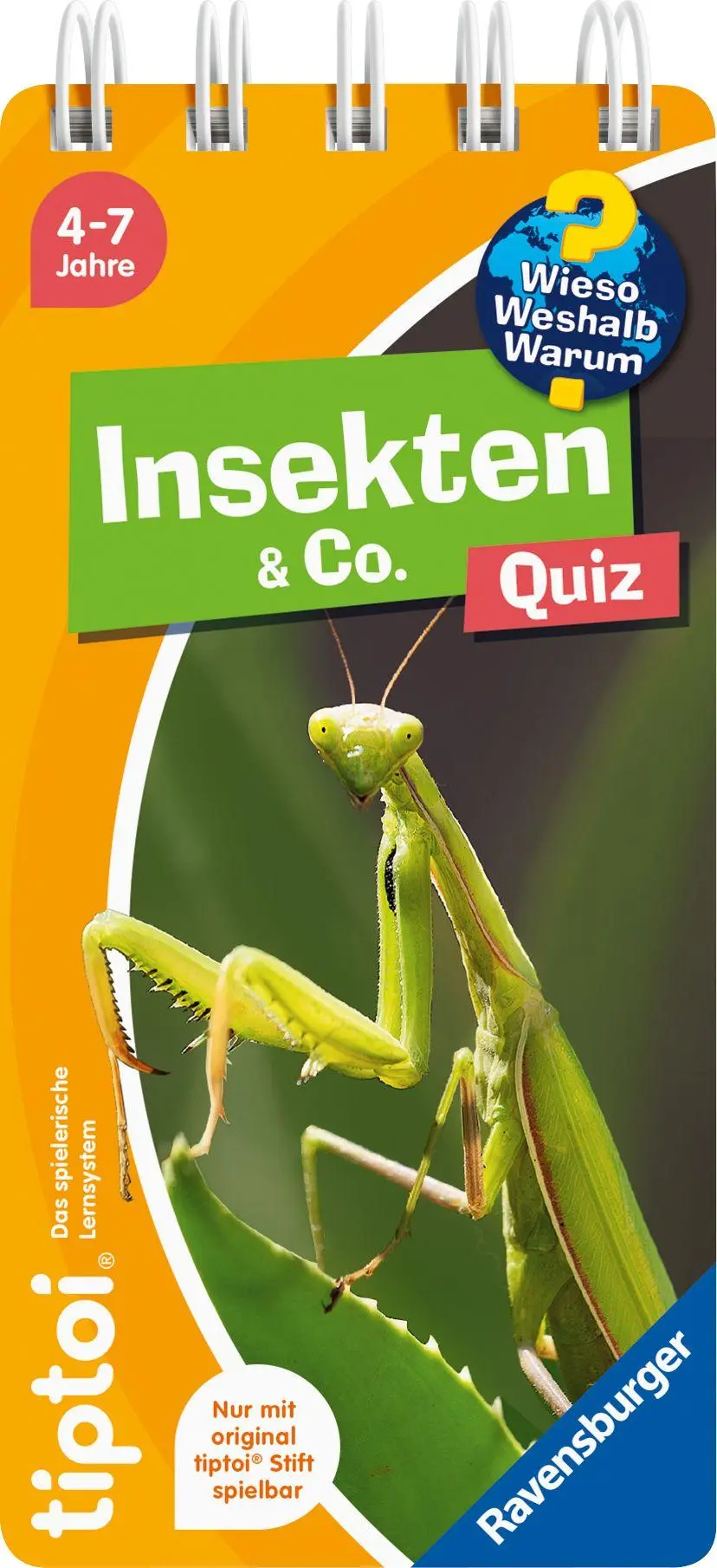 Cover: 9783473493128 | tiptoi® Wieso? Weshalb? Warum? Quiz - Insekten &amp; Co. | Taschenbuch