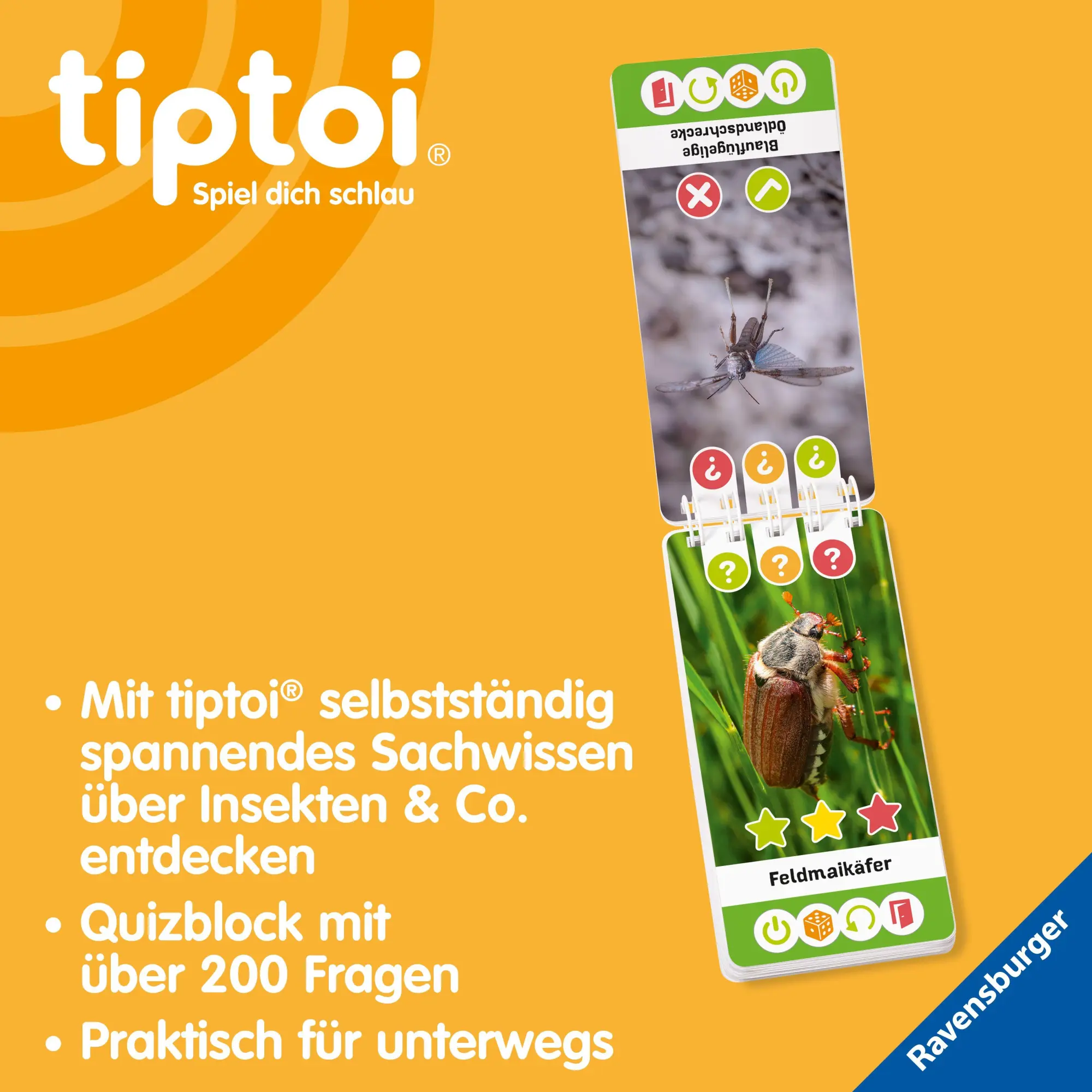 Bild: 9783473493128 | tiptoi® Wieso? Weshalb? Warum? Quiz - Insekten &amp; Co. | Taschenbuch