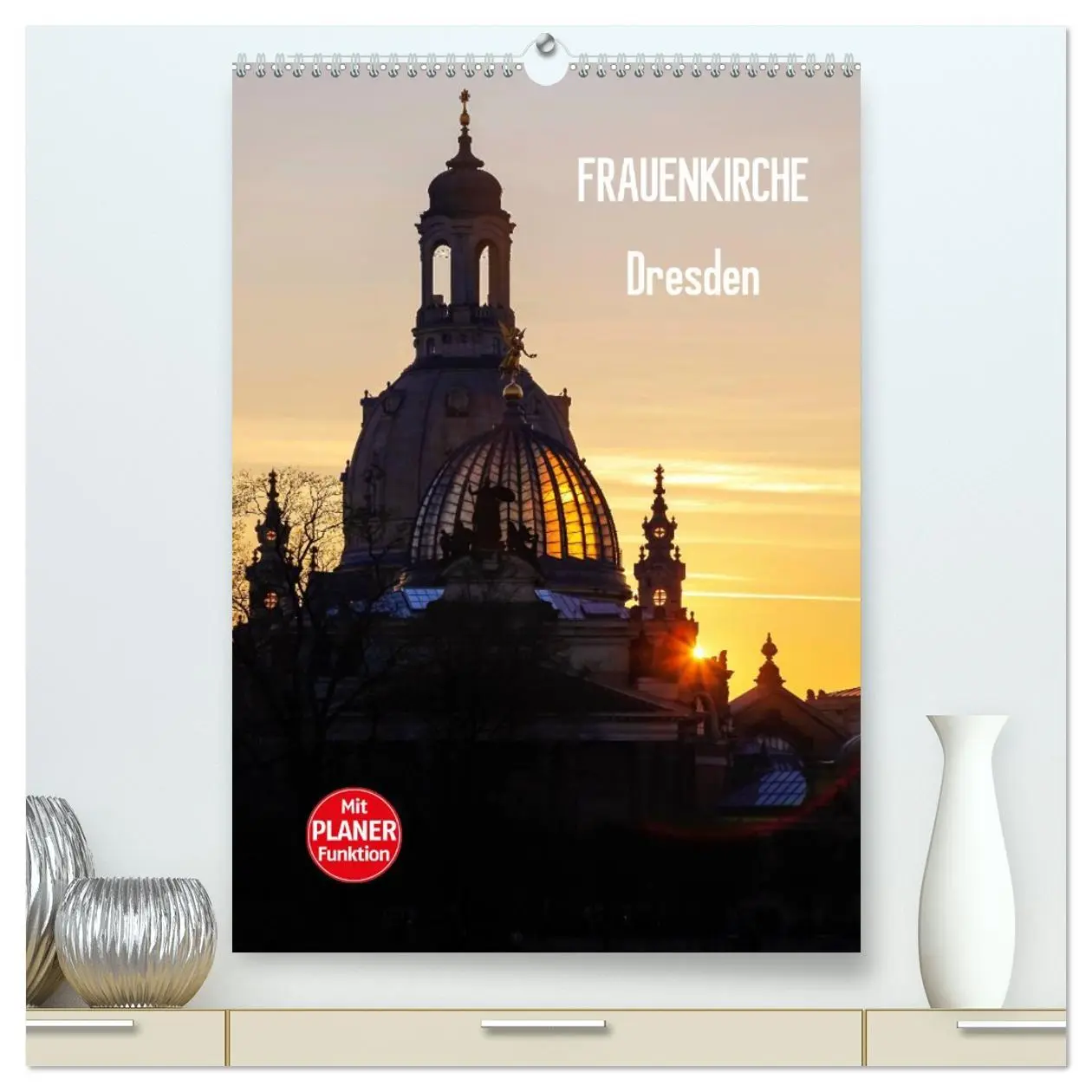 Cover: 9783516433128 | Frauenkirche Dresden (hochwertiger Premium Wandkalender 2026 DIN A2...