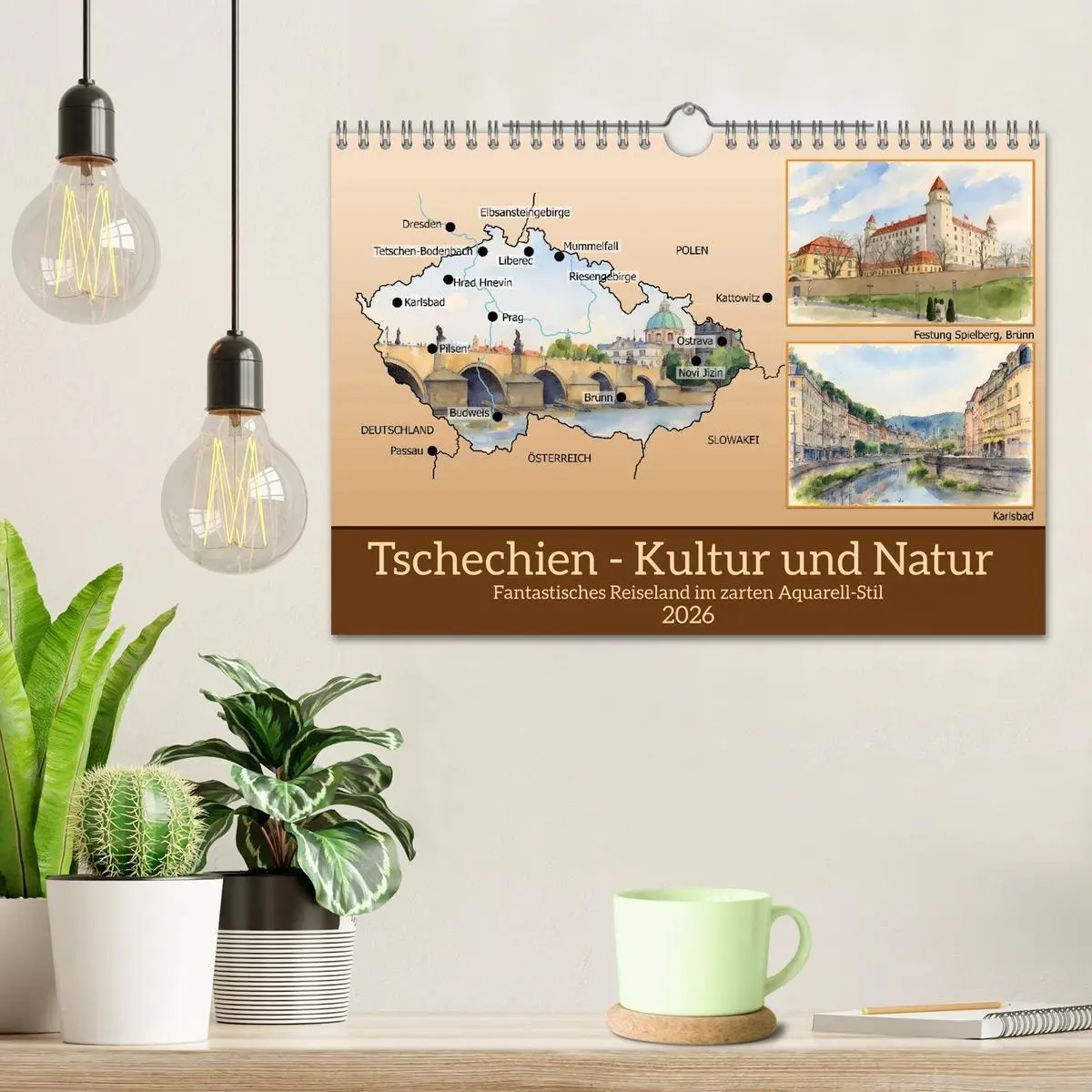 Bild: 9783516743128 | Tschechien - Kultur und Natur (Wandkalender 2026 DIN A4 quer),...