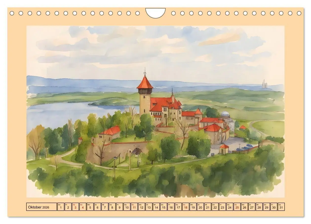Bild: 9783516743128 | Tschechien - Kultur und Natur (Wandkalender 2026 DIN A4 quer),...