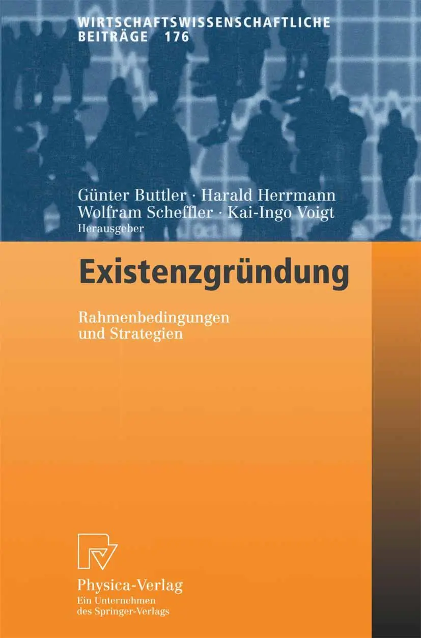 Cover: 9783790813128 | Existenzgründung | Rahmenbedingungen und Strategien | Buttler (u. a.)