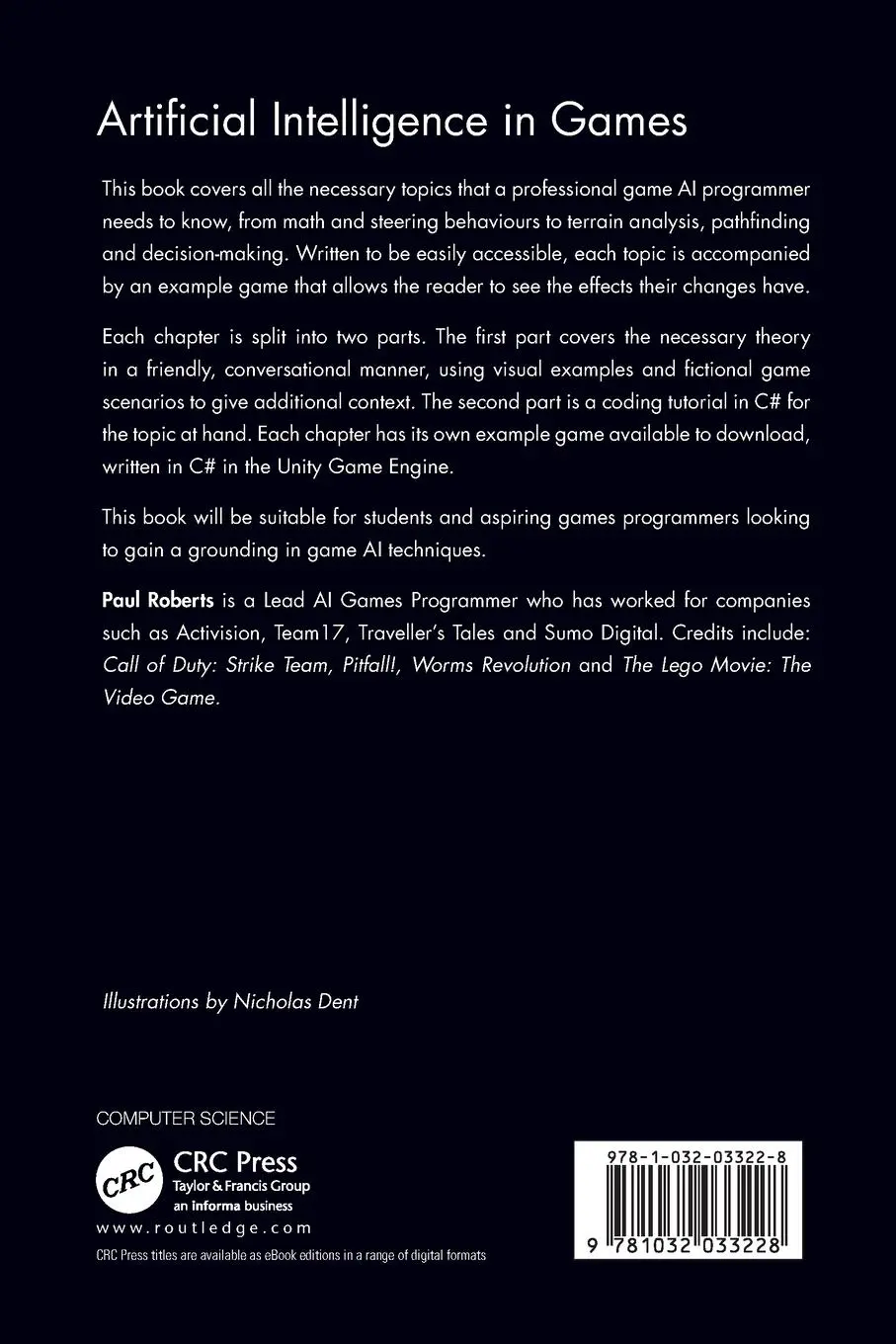 Rückseite: 9781032033228 | Artificial Intelligence in Games | Paul Roberts | Taschenbuch | 2022