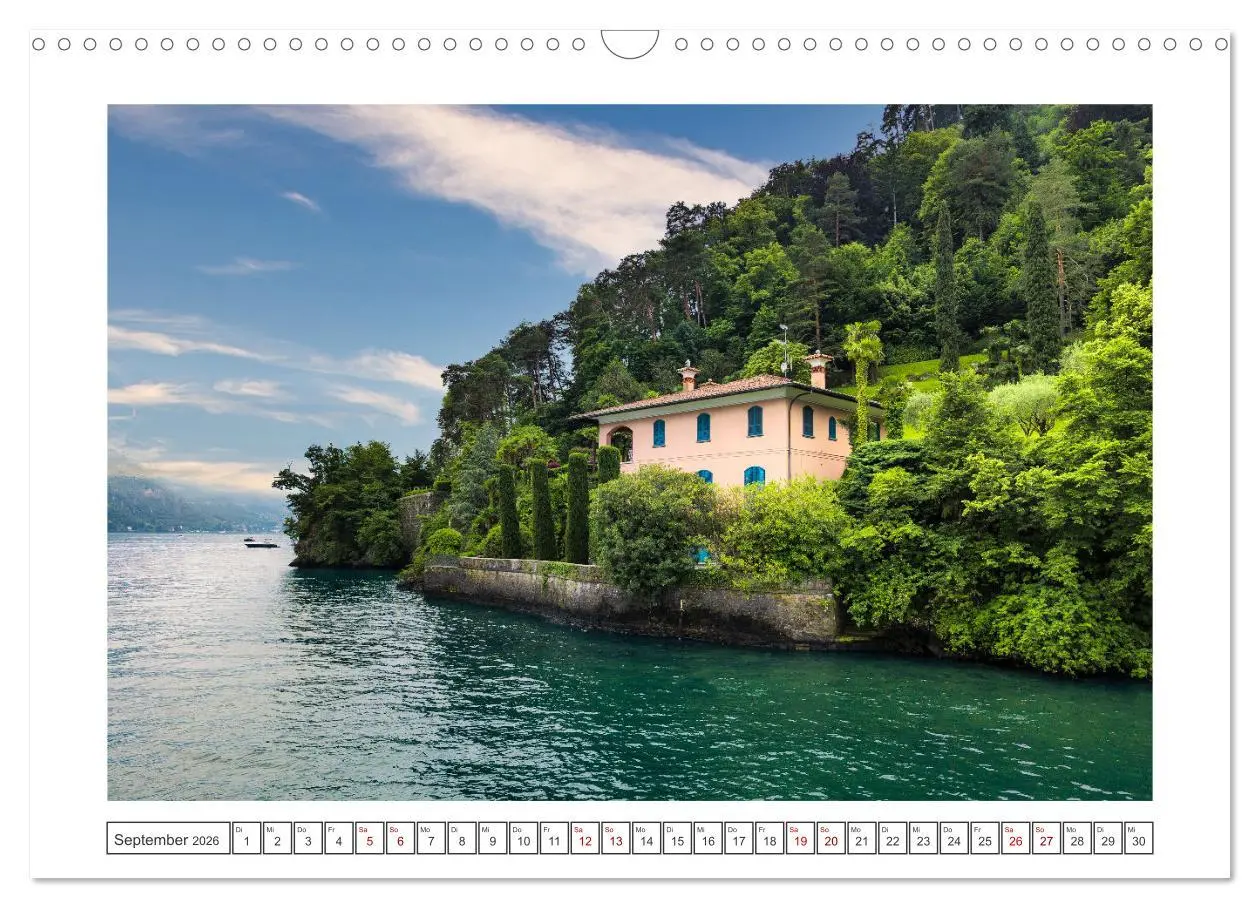 Bild: 9783457333228 | Traumziele am Comer See (Wandkalender 2026 DIN A3 quer), CALVENDO...