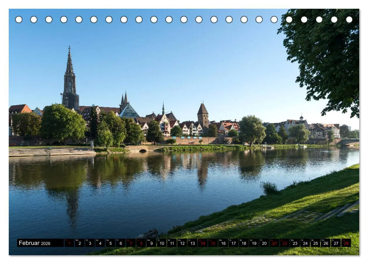 Bild: 9783457883228 | Ulm (Tischkalender 2026 DIN A5 quer), CALVENDO Monatskalender | 2026