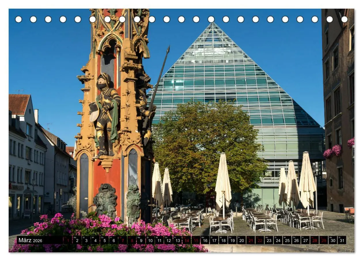 Bild: 9783457883228 | Ulm (Tischkalender 2026 DIN A5 quer), CALVENDO Monatskalender | 2026