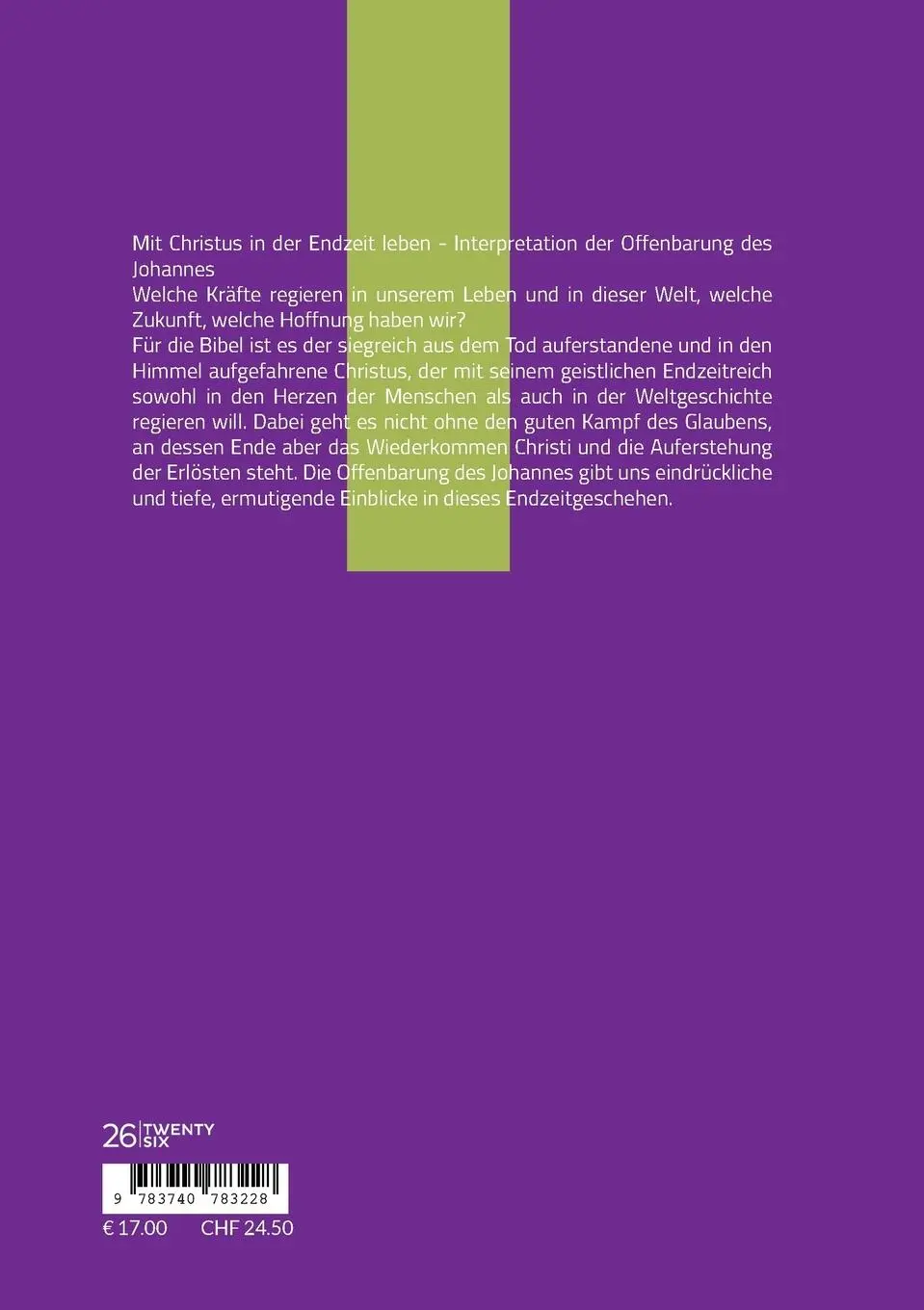 Rückseite: 9783740783228 | Mit Christus in der Endzeit leben | Andreas Kleinschmidt | Taschenbuch