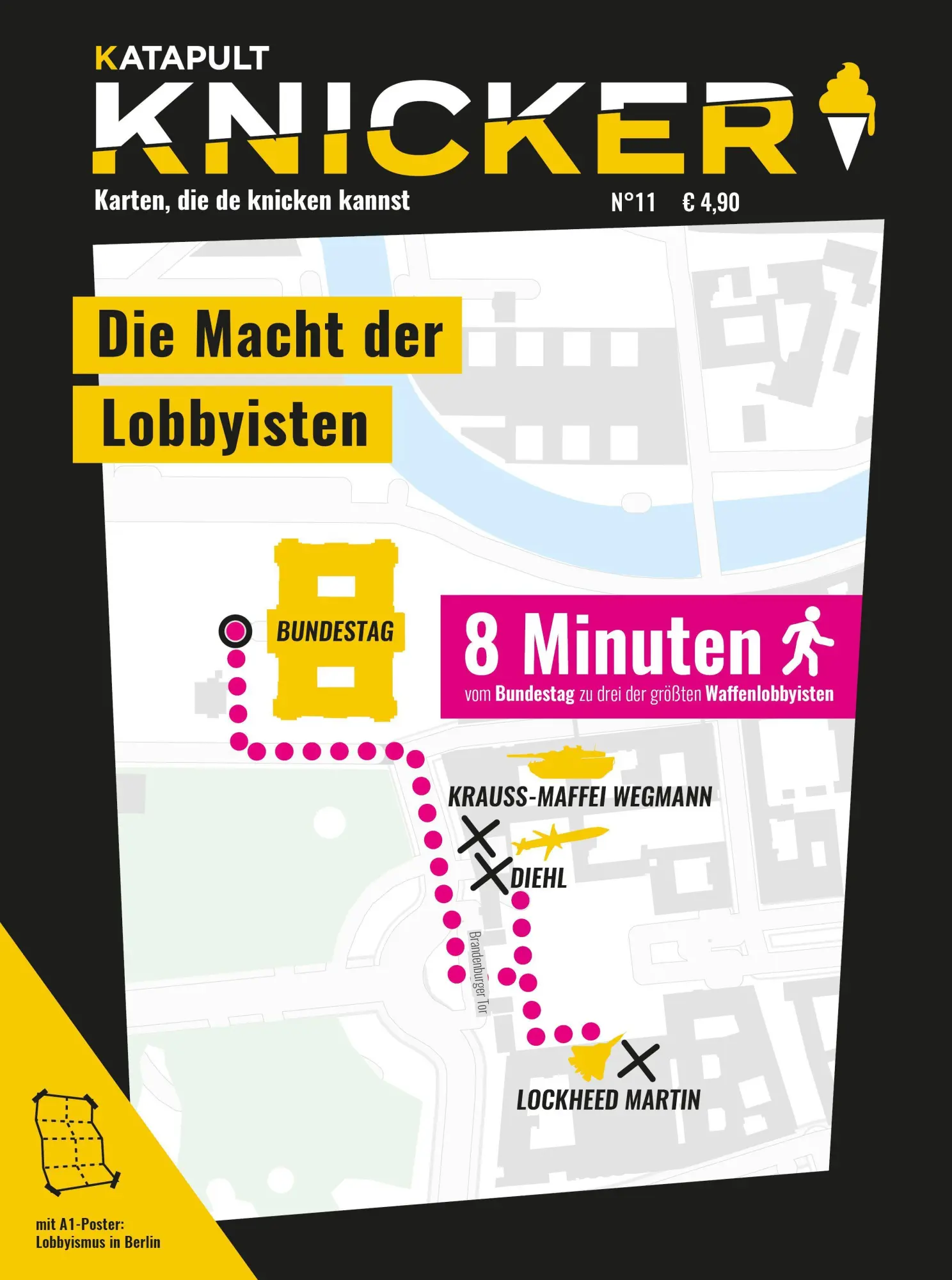 Cover: 9783948923228 | Die Macht der Lobbyisten | Knicker 11, Karten, die de knicken kannst