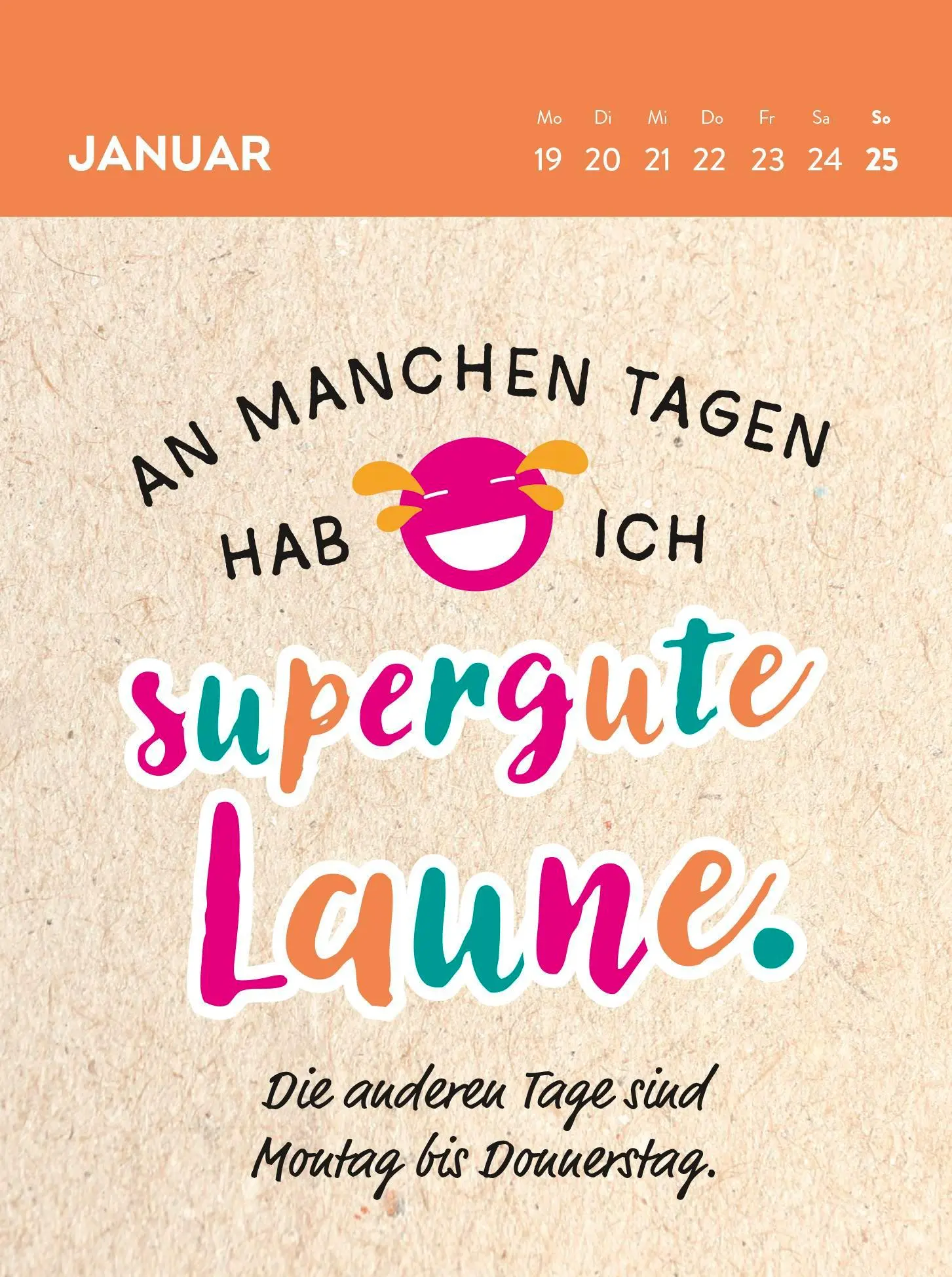 Bild: 4036442013328 | Wochenkalender 2026: Emotional bin ich heute ganz nah am...