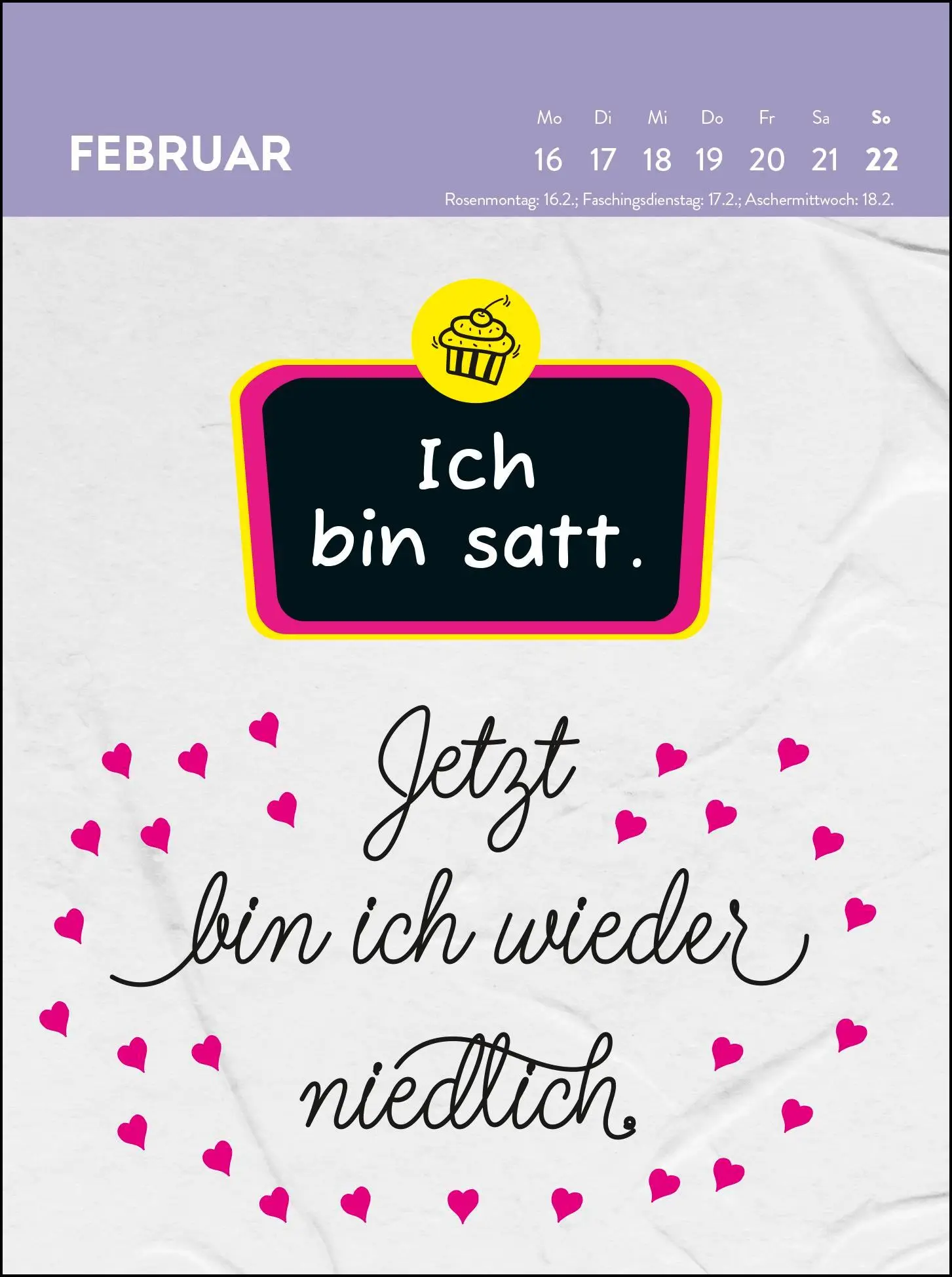 Bild: 4036442013328 | Wochenkalender 2026: Emotional bin ich heute ganz nah am...