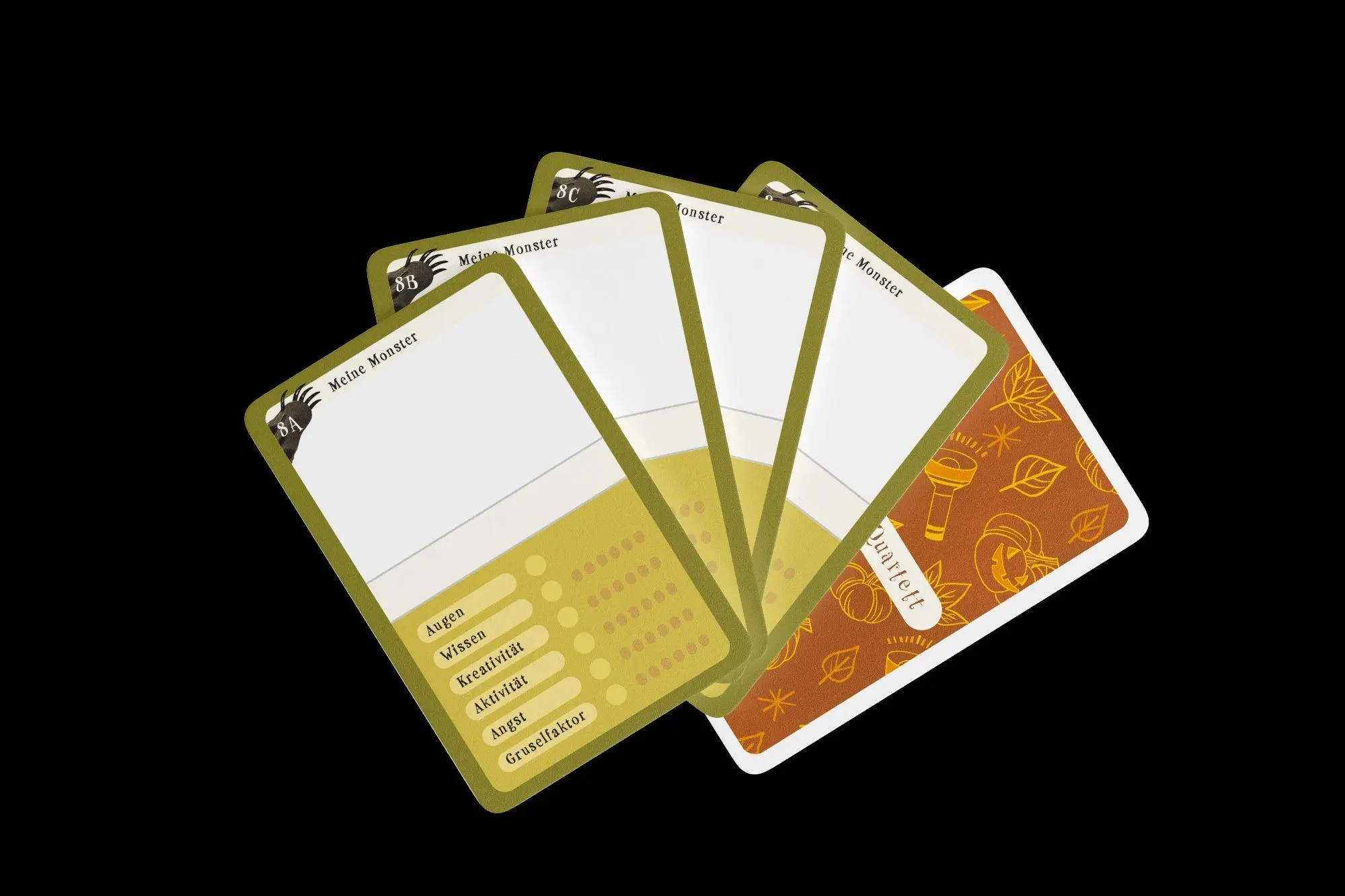 Bild: 4170000243328 | Monstäa-Quartett | Das Kartenspiel zum Buch | Lisa Bogen | Spiel