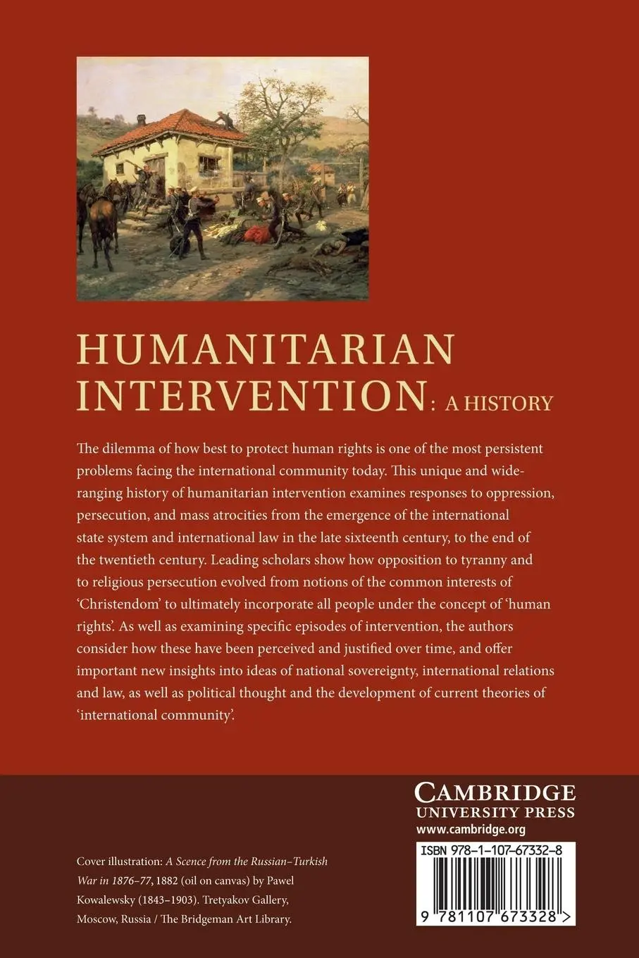 Rückseite: 9781107673328 | Humanitarian Intervention | A History | Brendan Simms (u. a.) | Buch