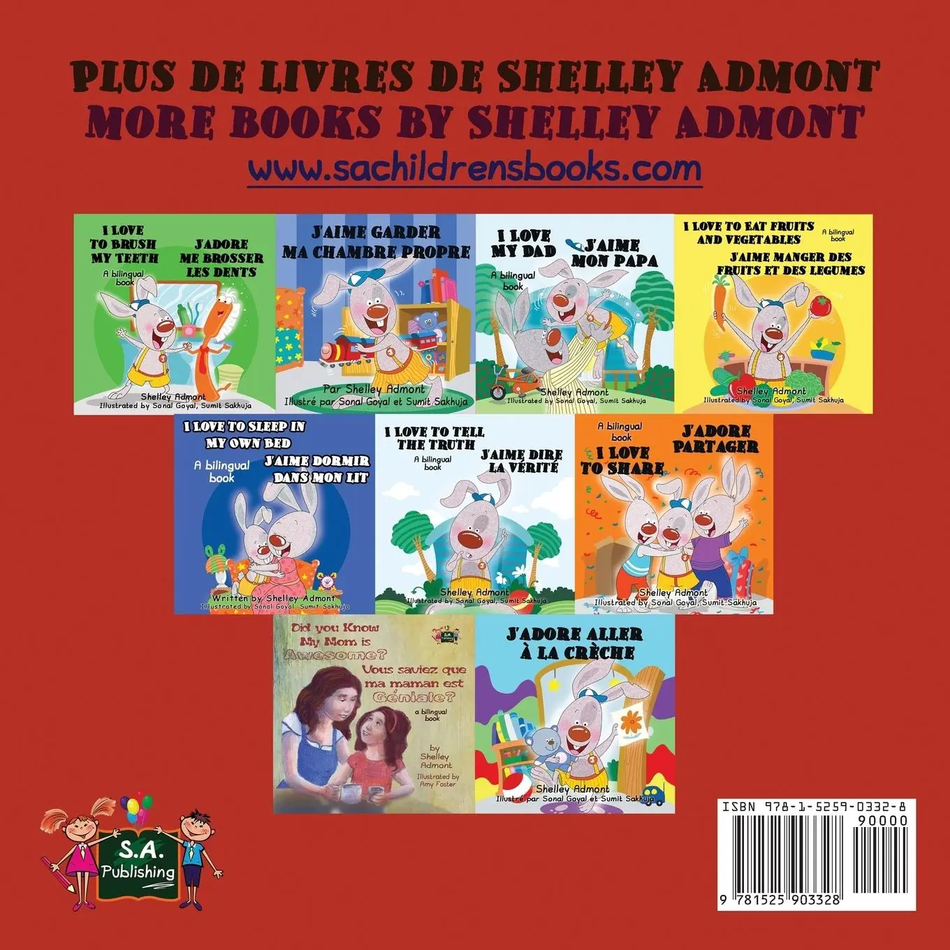 Rückseite: 9781525903328 | I Love My Mom | French English Bilingual Children's Book | Taschenbuch