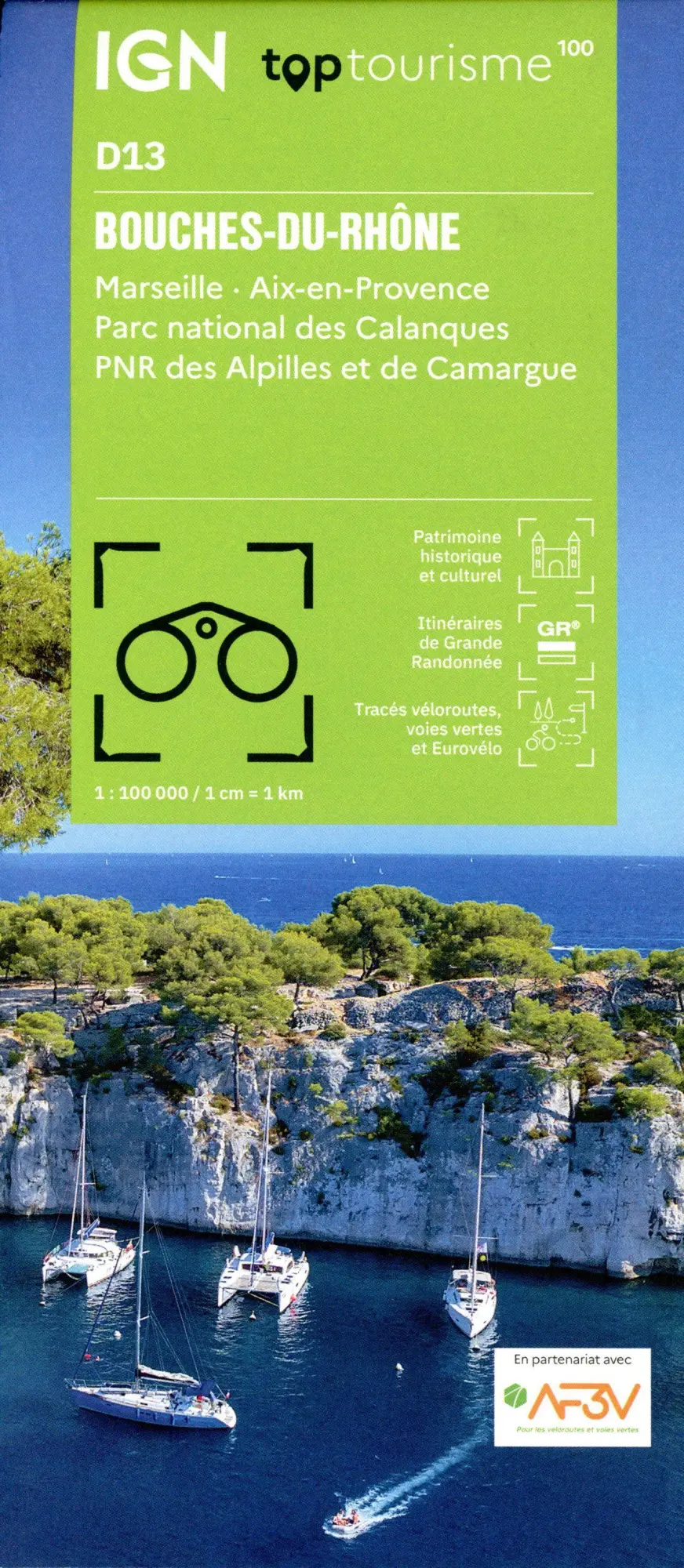 Cover: 9782758553328 | 13 Bouches du Rhône | 1:100000 | (Land-)Karte | Französisch | 2024