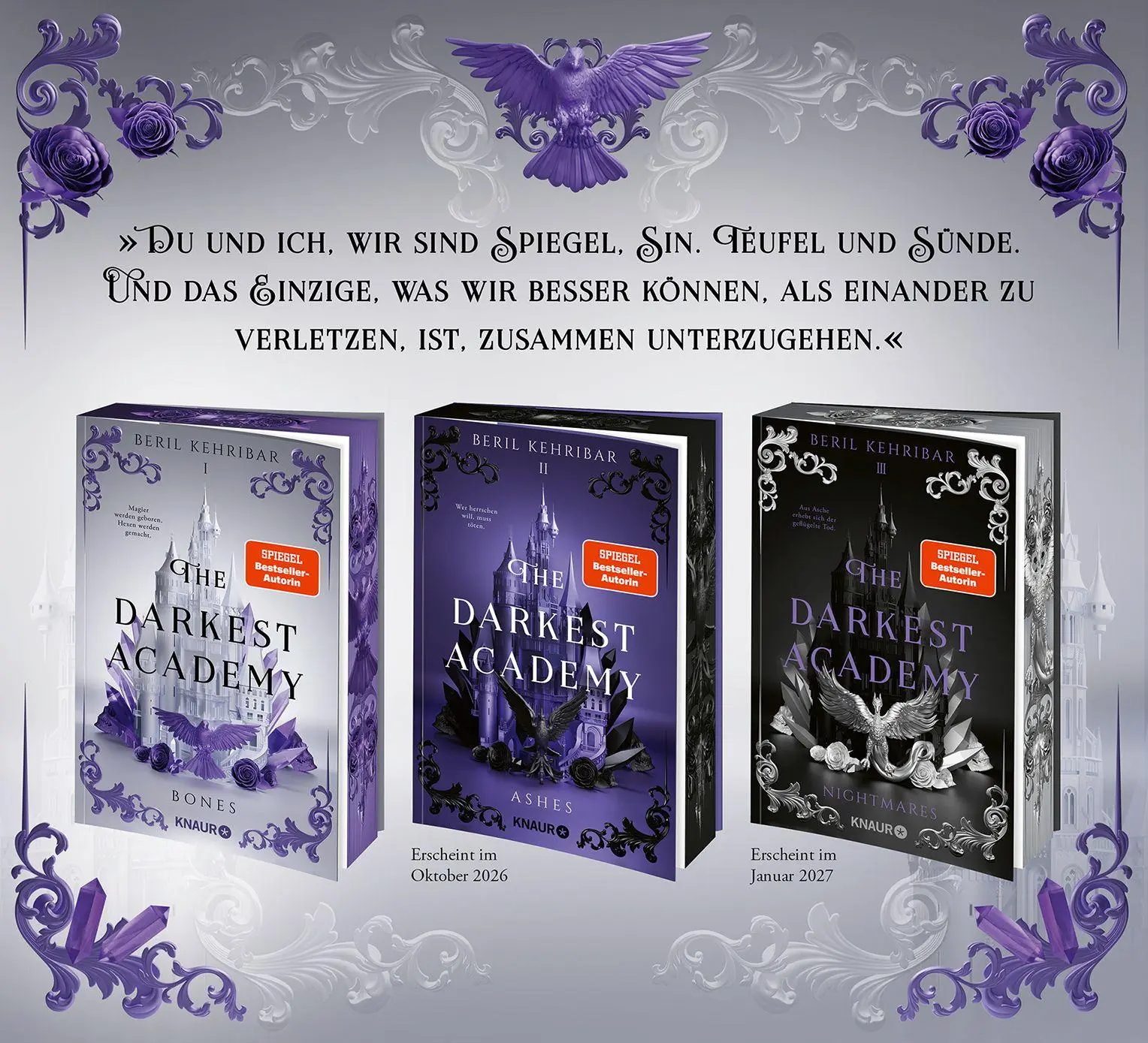 Bild: 9783426563328 | The Darkest Academy 1 - Bones | Beril Kehribar | Taschenbuch | 528 S.