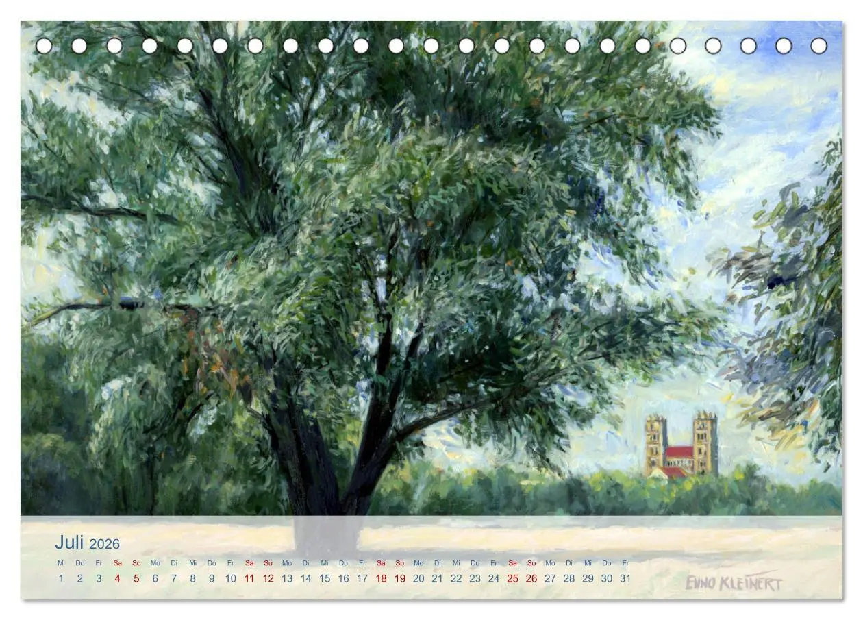 Bild: 9783457633328 | Skizzen aus München (Tischkalender 2026 DIN A5 quer), CALVENDO...
