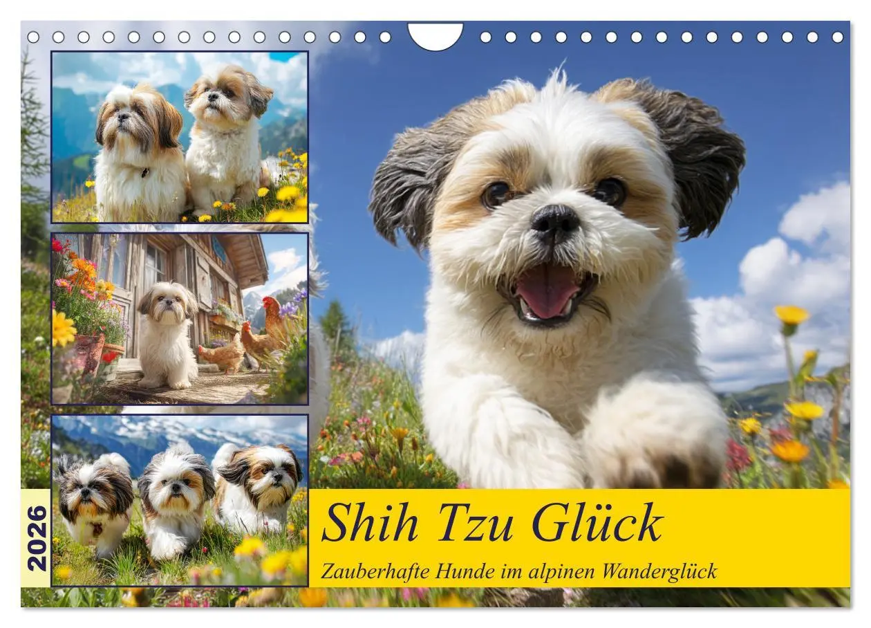 Cover: 9783457943328 | Shih Tzu Glück. Zauberhafte Hunde im alpinen Wanderglück...