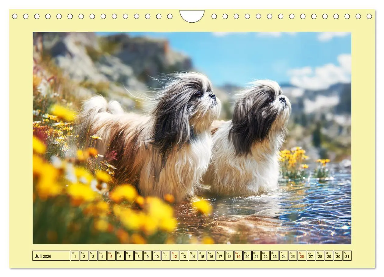 Bild: 9783457943328 | Shih Tzu Glück. Zauberhafte Hunde im alpinen Wanderglück...
