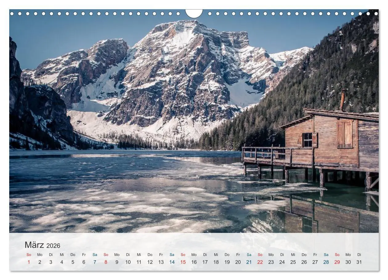 Bild: 9783516033328 | Dolomiten - Rundreise um Drei Zinnen (Wandkalender 2026 DIN A3...