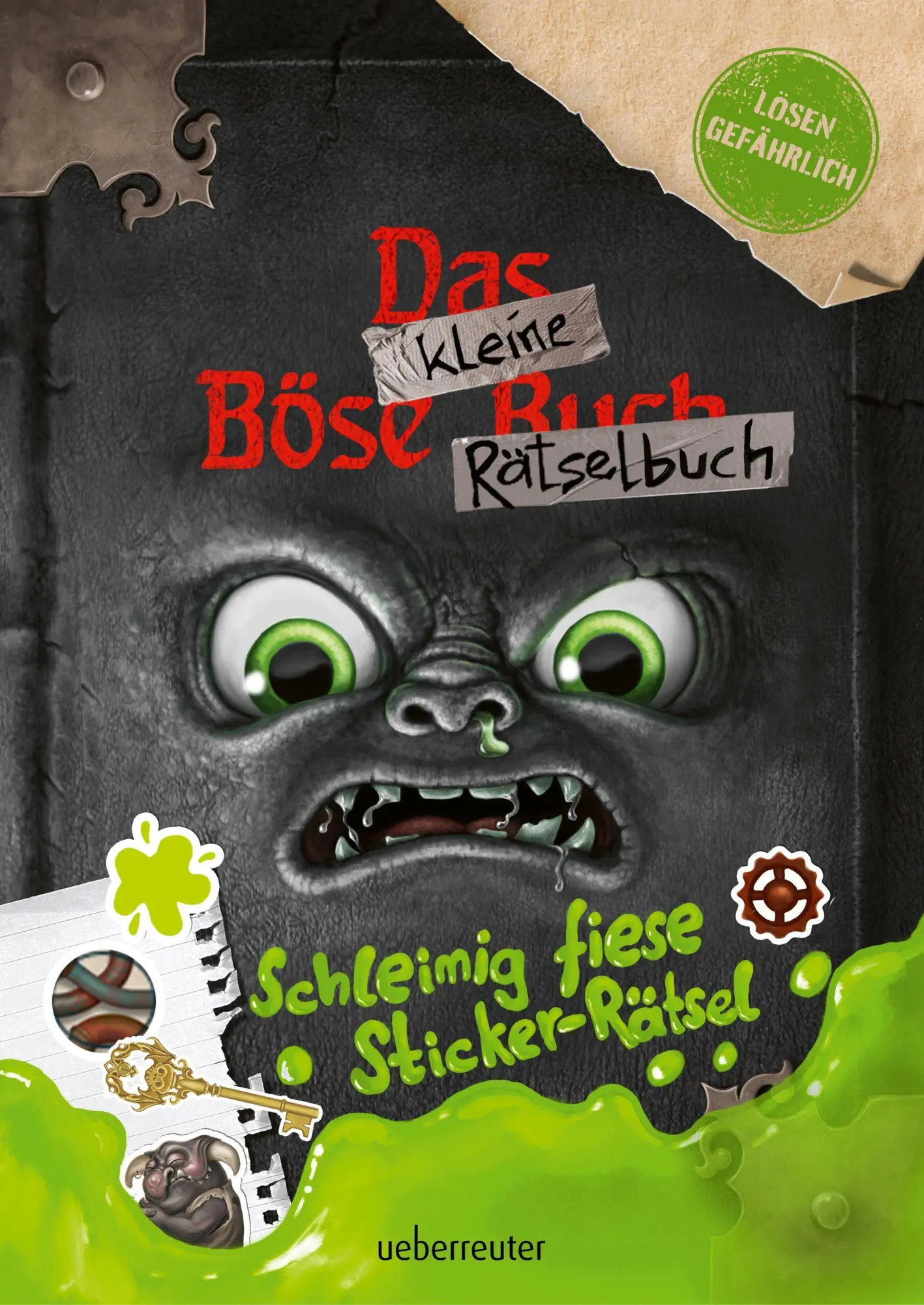 Cover: 9783764153328 | Das kleine Böse Rätselbuch - Schleimig fiese Sticker-Rätsel (Das...