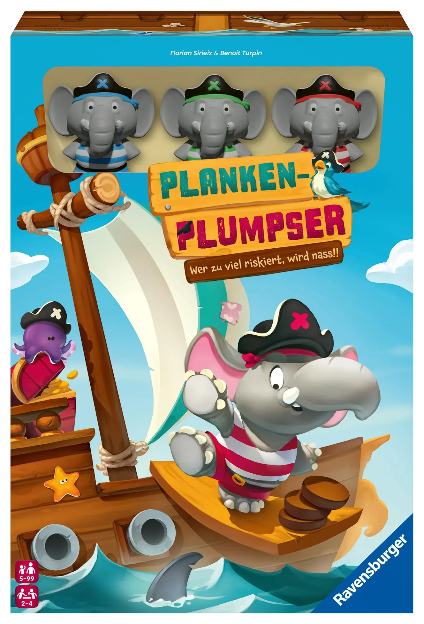 Cover: 4005556223428 | Planken-Plumpser - Kinderspiel ab 5 Jahre | Florian Sirieix (u. a.)