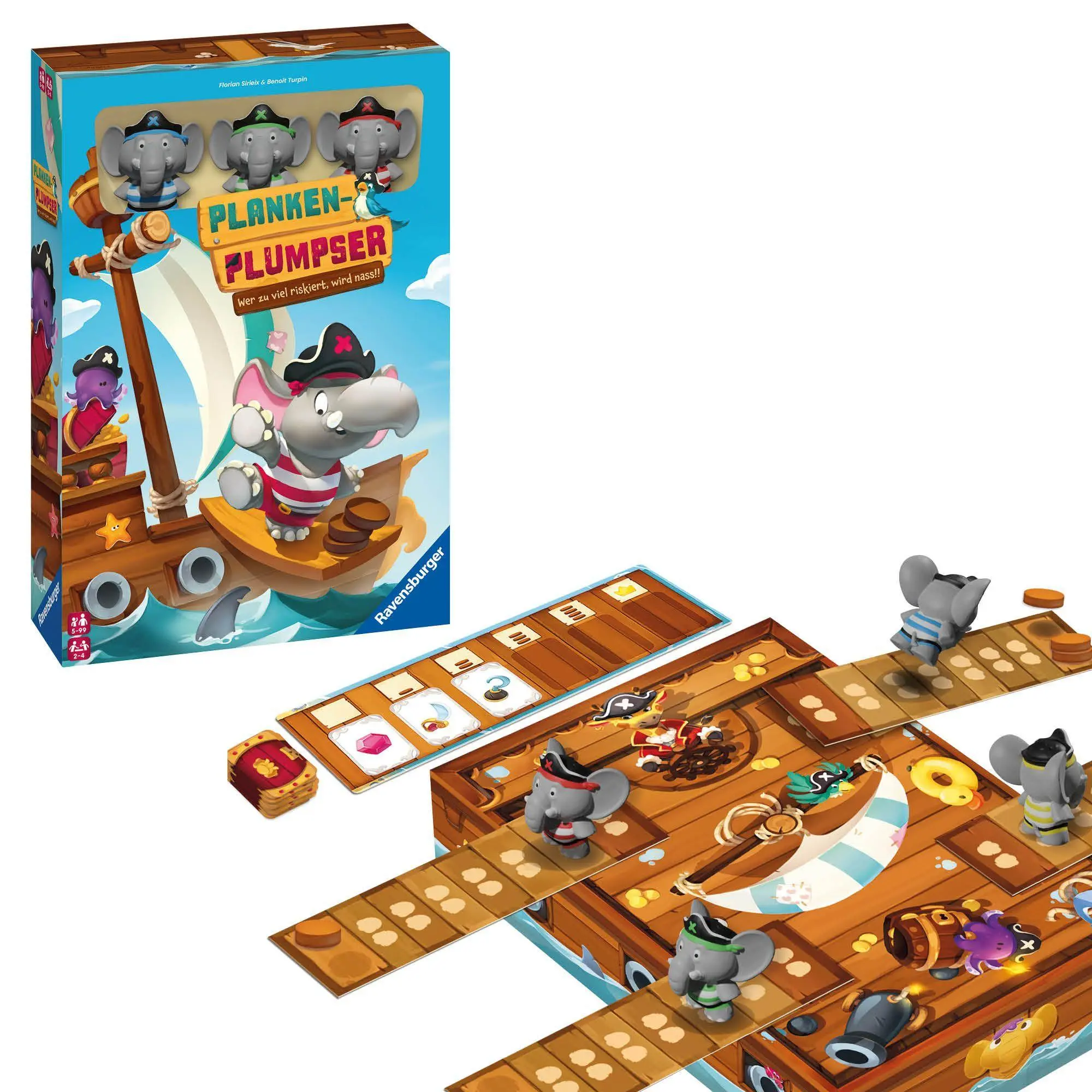 Bild: 4005556223428 | Planken-Plumpser - Kinderspiel ab 5 Jahre | Florian Sirieix (u. a.)