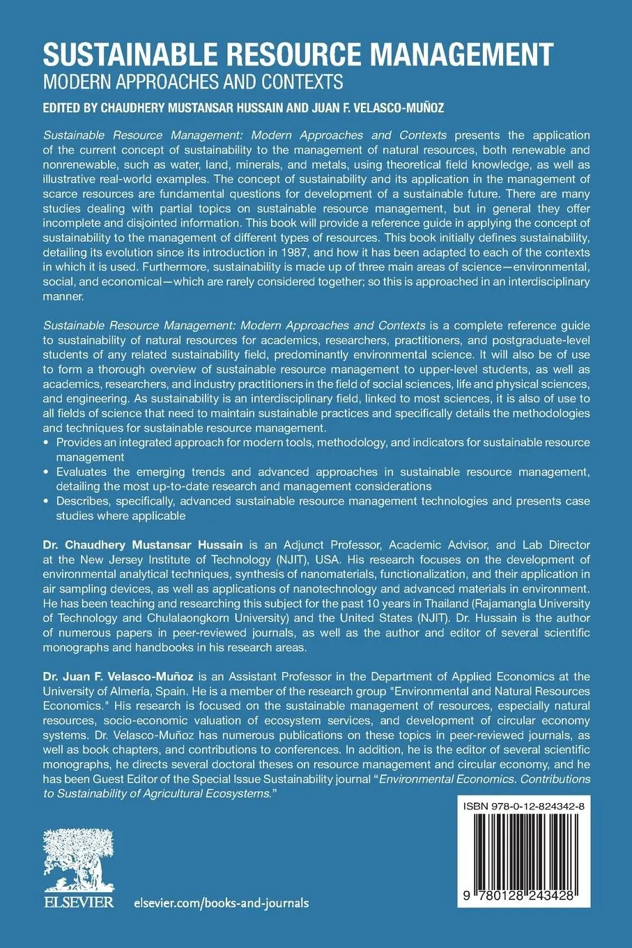 Rückseite: 9780128243428 | Sustainable Resource Management | Modern Approaches and Contexts