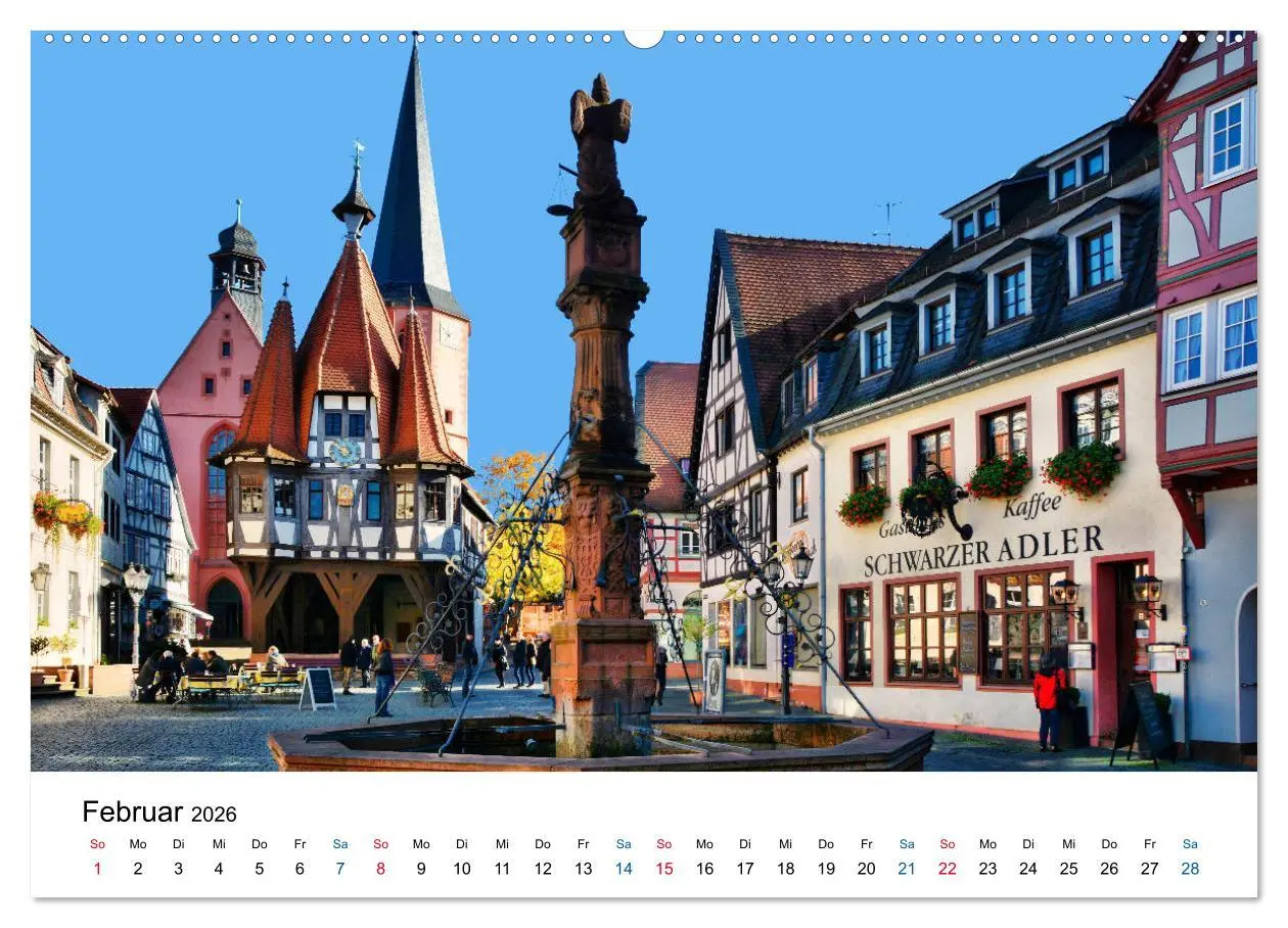 Bild: 9783457863428 | Odenwald - Impressionen (Wandkalender 2026 DIN A2 quer), CALVENDO...