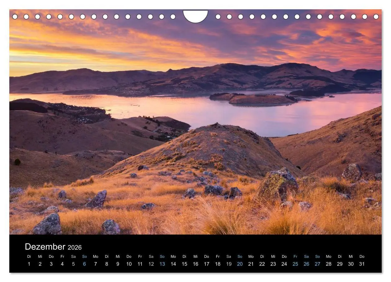 Bild: 9783516023428 | Traumziel Neuseeland 2026 (Wandkalender 2026 DIN A4 quer), CALVENDO...