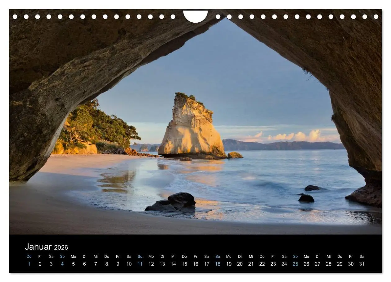 Bild: 9783516023428 | Traumziel Neuseeland 2026 (Wandkalender 2026 DIN A4 quer), CALVENDO...