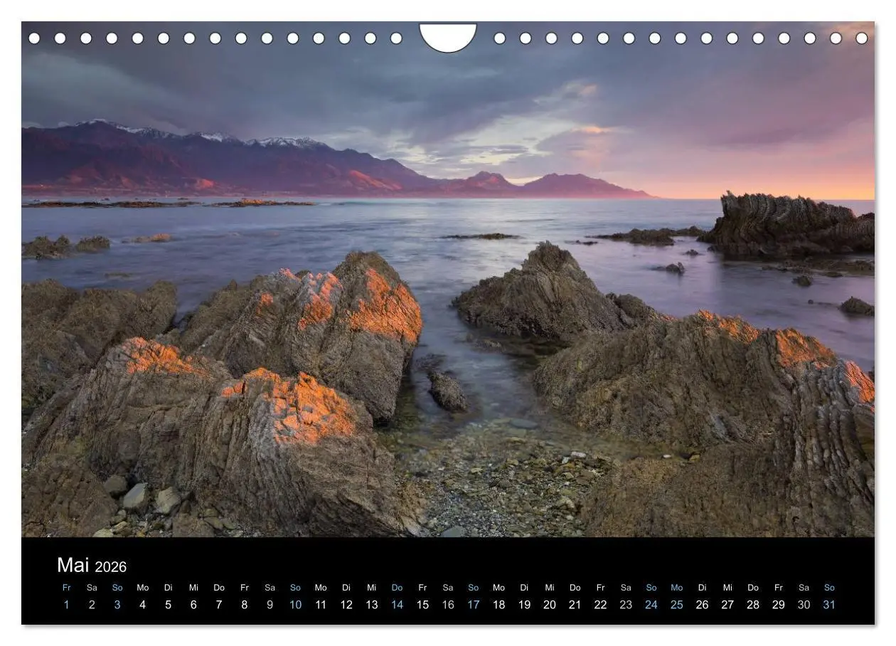 Bild: 9783516023428 | Traumziel Neuseeland 2026 (Wandkalender 2026 DIN A4 quer), CALVENDO...