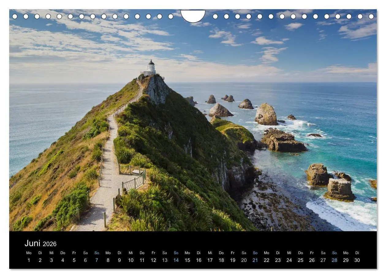 Bild: 9783516023428 | Traumziel Neuseeland 2026 (Wandkalender 2026 DIN A4 quer), CALVENDO...