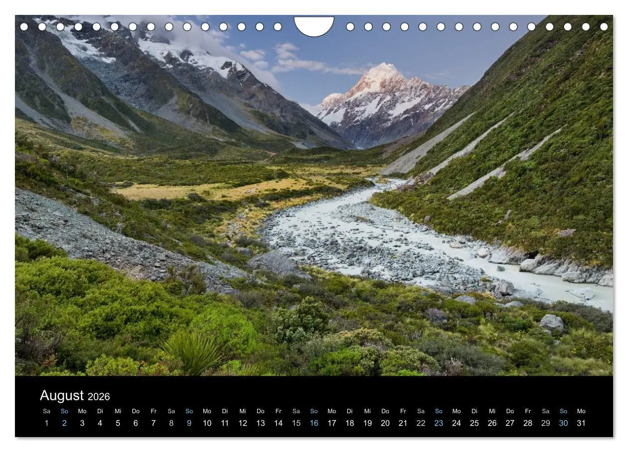Bild: 9783516023428 | Traumziel Neuseeland 2026 (Wandkalender 2026 DIN A4 quer), CALVENDO...