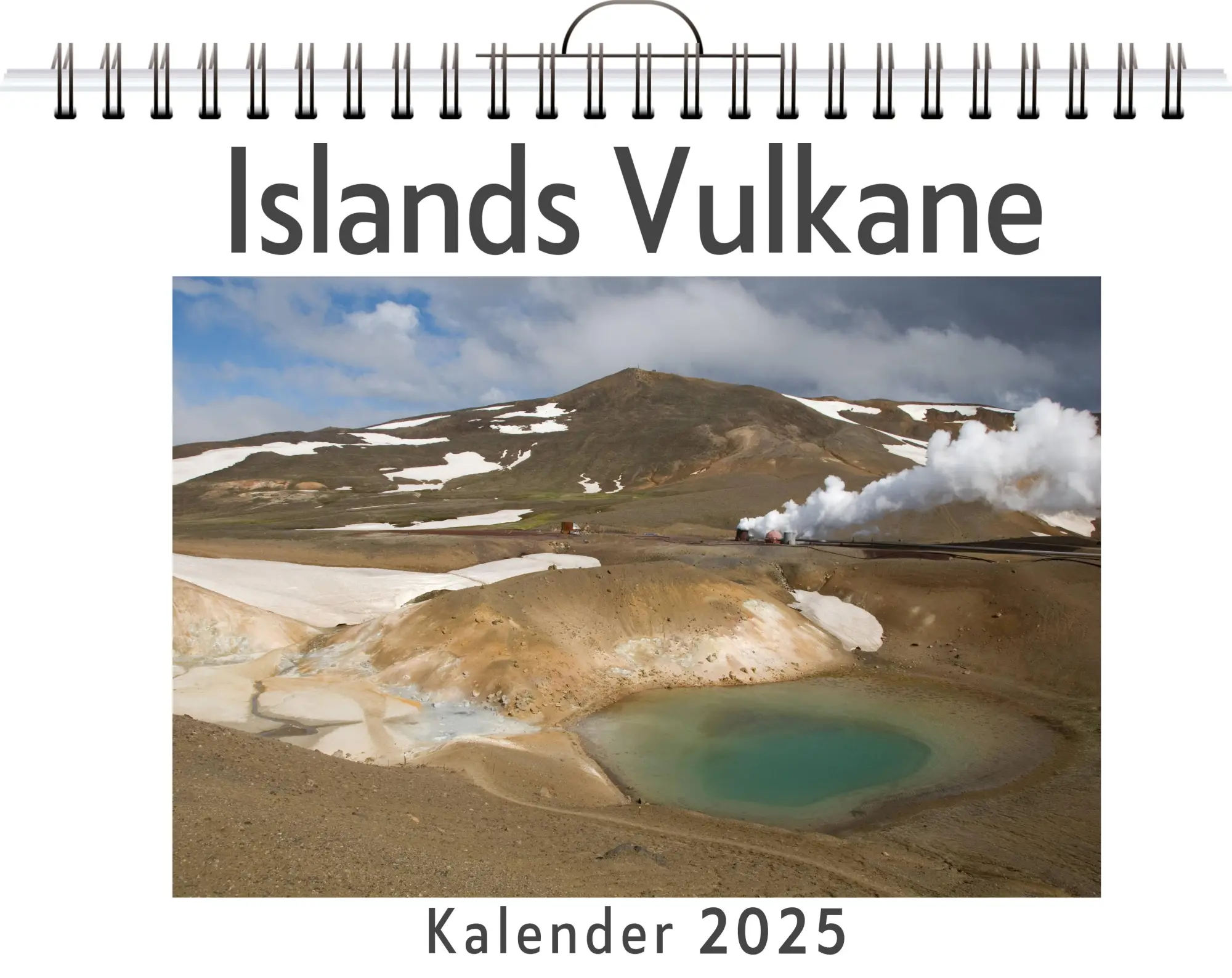 Cover: 9783759123428 | Islands Vulkane - (Wandkalender 2025, Kalender DIN A4 quer,...