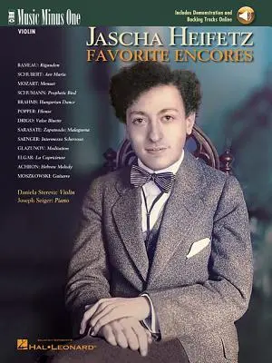 Cover: 884088203528 | Jascha Heifetz - Favorite Encores | Music Minus One Violin | Heifetz