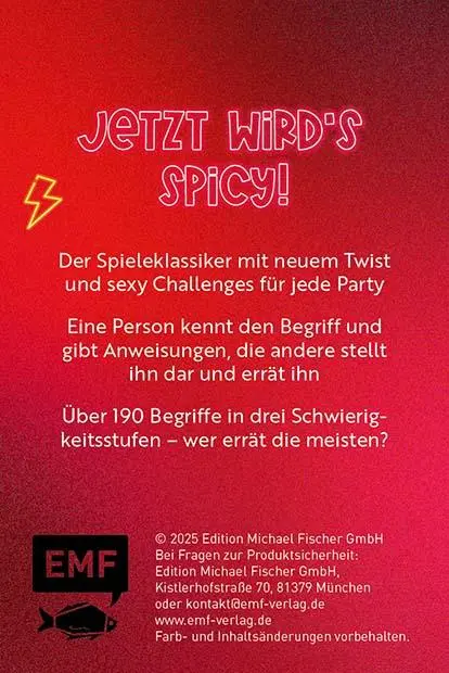 Rückseite: 4260478343528 | Kartenspiel: Pantomime - Switch it up! - Ü18 | Spiel | 64 S. | Deutsch