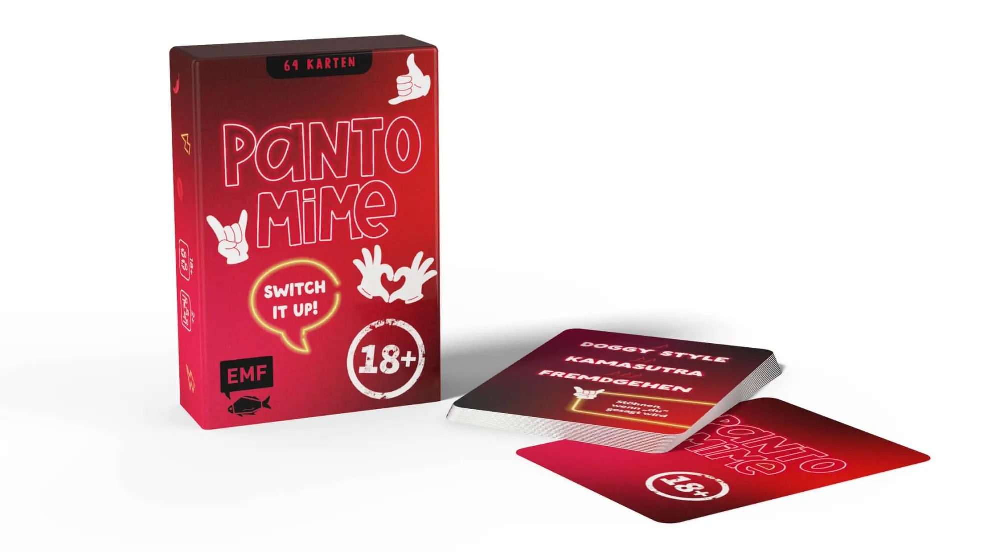 Bild: 4260478343528 | Kartenspiel: Pantomime - Switch it up! - Ü18 | Spiel | 64 S. | Deutsch