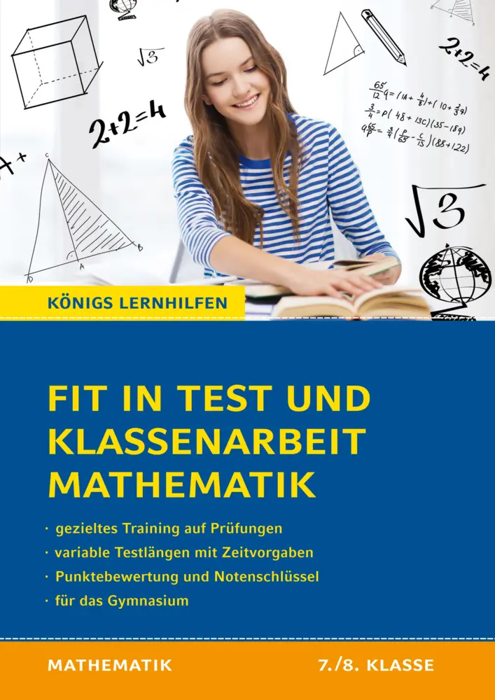 Cover: 9783129303528 | Fit in Test und Klassenarbeit - Mathematik 7./8. Klasse Gymnasium