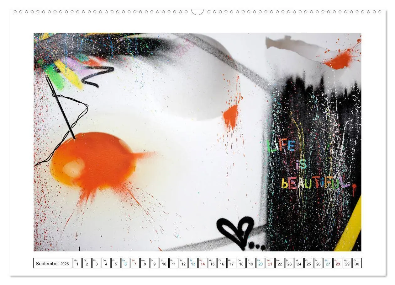 Bild: 9783435453528 | Graffiti trifft auf Fotografie (Wandkalender 2025 DIN A2 quer),...