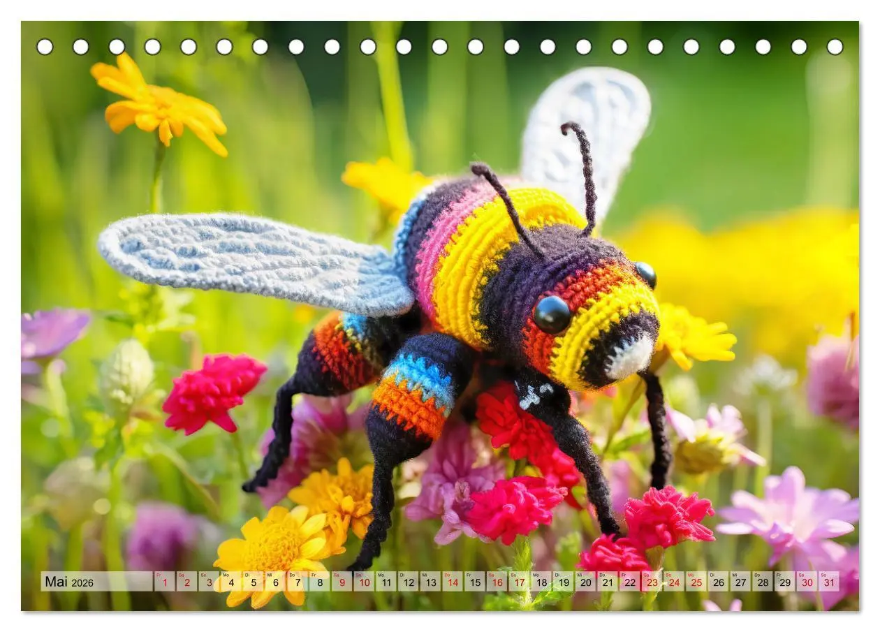 Bild: 9783457473528 | Häkelliebe - Fantasie in Maschen einfangen (Tischkalender 2026 DIN...