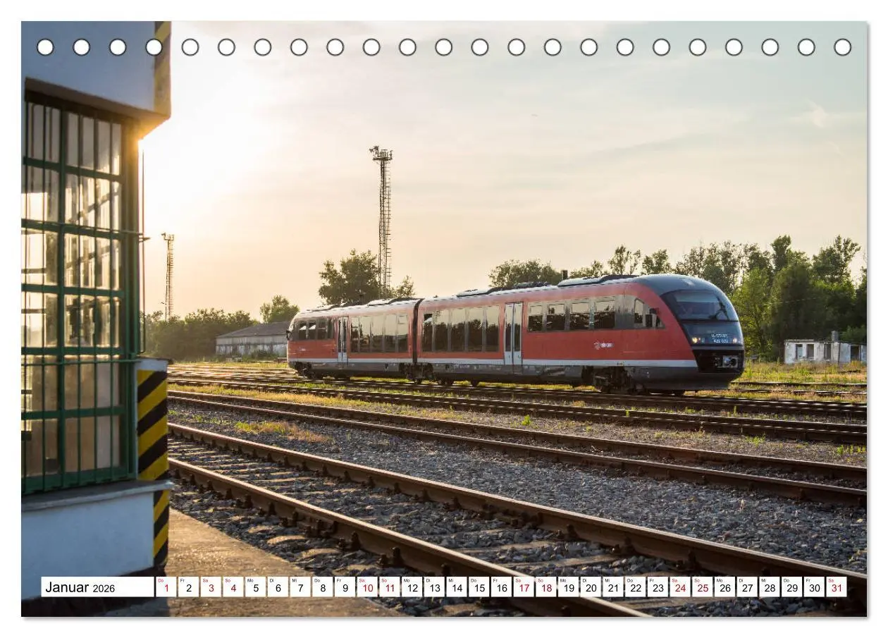 Bild: 9783457853528 | Eisenbahn in Ungarn (Tischkalender 2026 DIN A5 quer), CALVENDO...