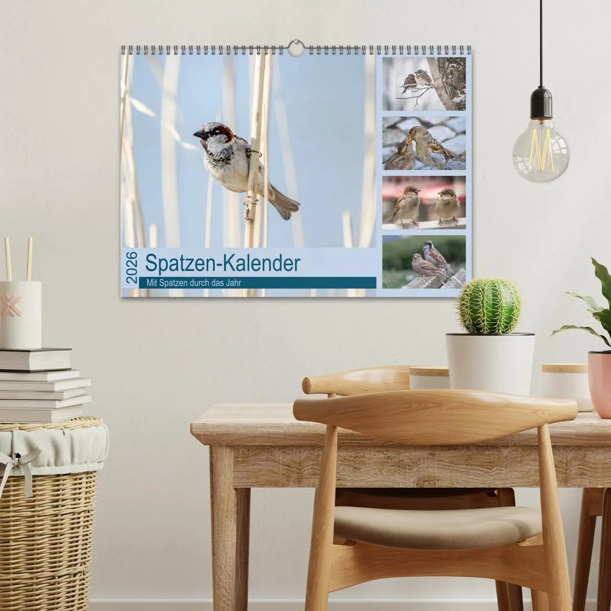 Bild: 9783516183528 | Spatzen-Kalender (Wandkalender 2026 DIN A3 quer), CALVENDO...