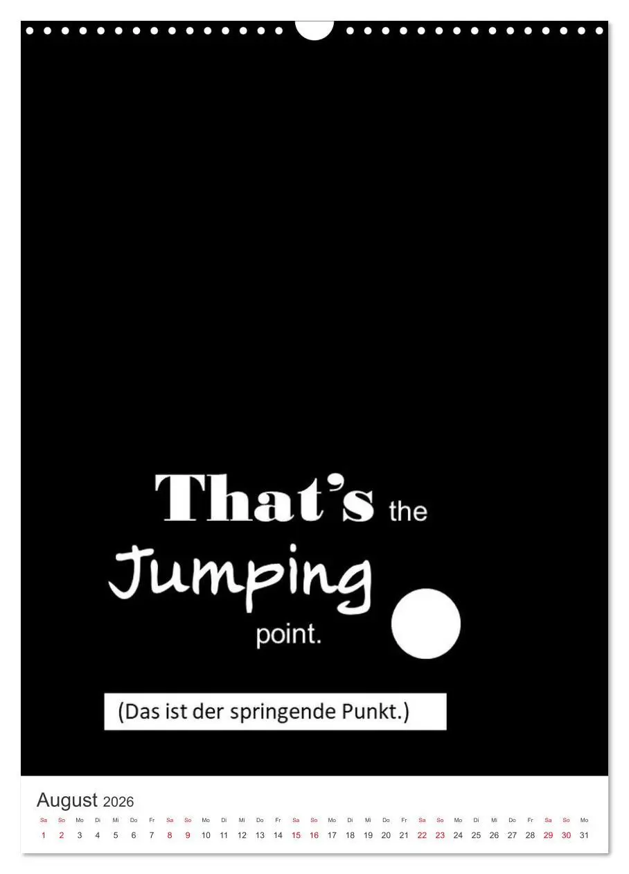 Bild: 9783516323528 | DENGLISCH durchs Jahr (Wandkalender 2026 DIN A3 hoch), CALVENDO...