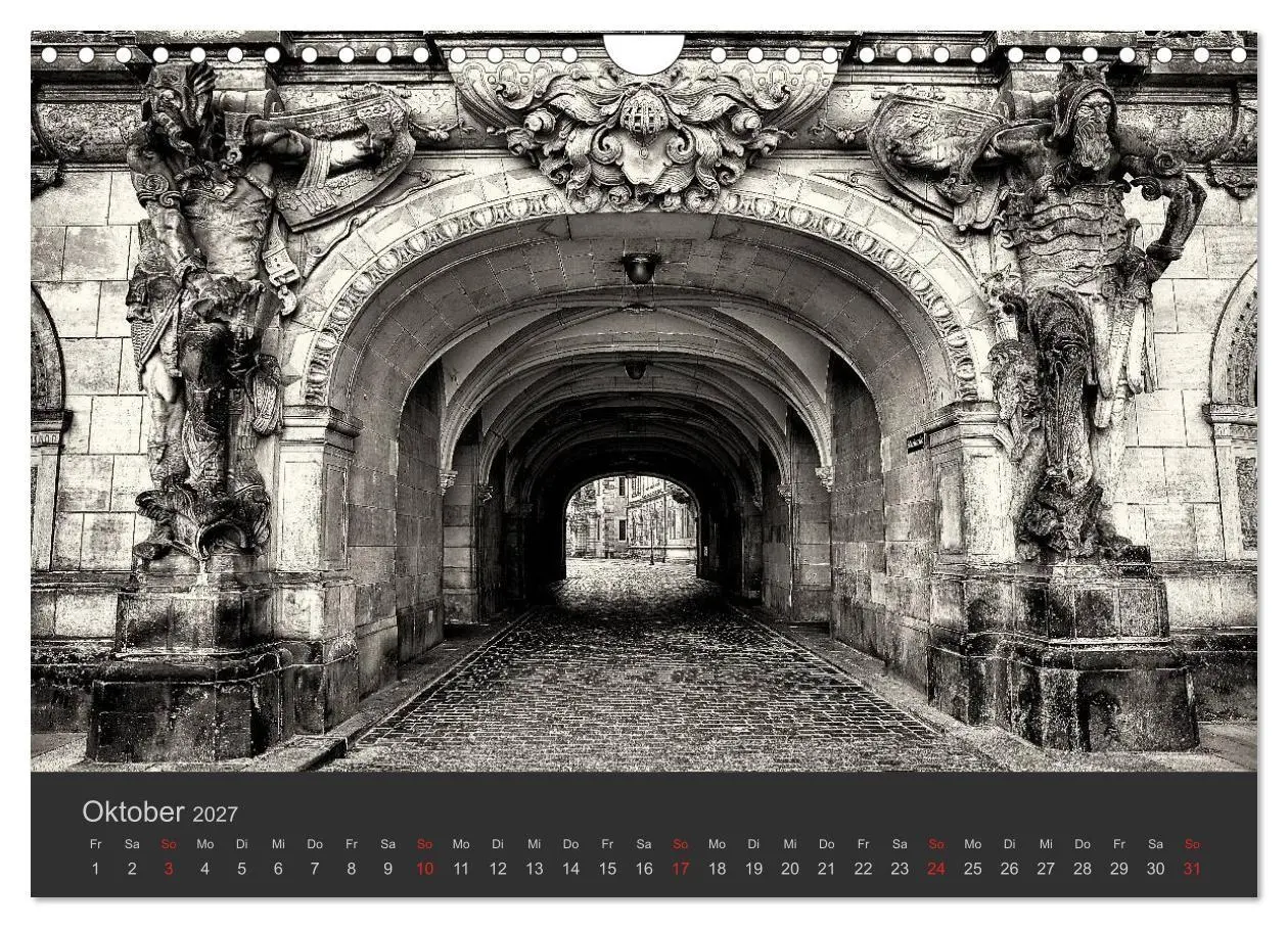Bild: 9783594163528 | Dresden Schwarz Weiss 2027 (Wandkalender 2027 DIN A4 quer),...