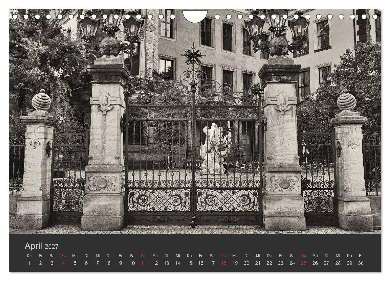 Bild: 9783594163528 | Dresden Schwarz Weiss 2027 (Wandkalender 2027 DIN A4 quer),...