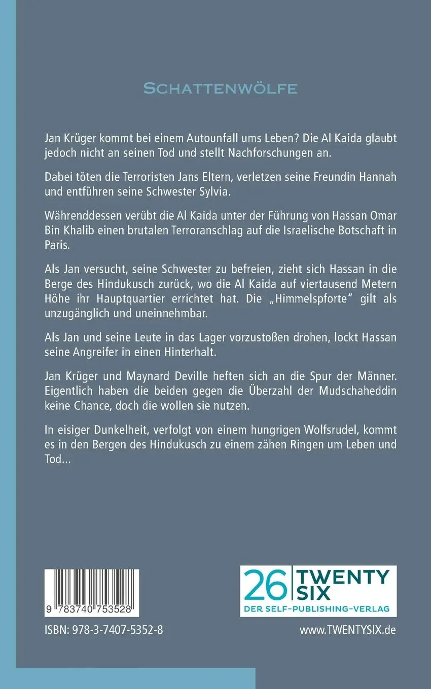 Rückseite: 9783740753528 | Schattenwölfe | Joachim Krug | Taschenbuch | 660 S. | Deutsch | 2019