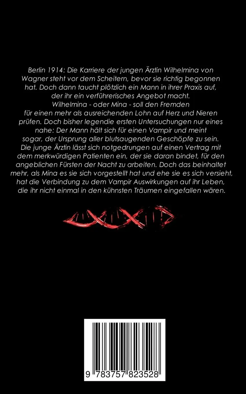 Rückseite: 9783757823528 | Patient 0 - Die Biologie eines Vampirs | Bente Mott | Taschenbuch