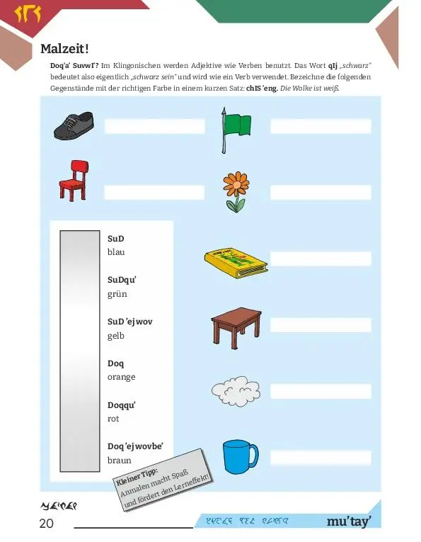 Bild: 9783966643528 | Arbeitsbuch Klingonisch | Lieven L. Litaer | Taschenbuch | 64 S.