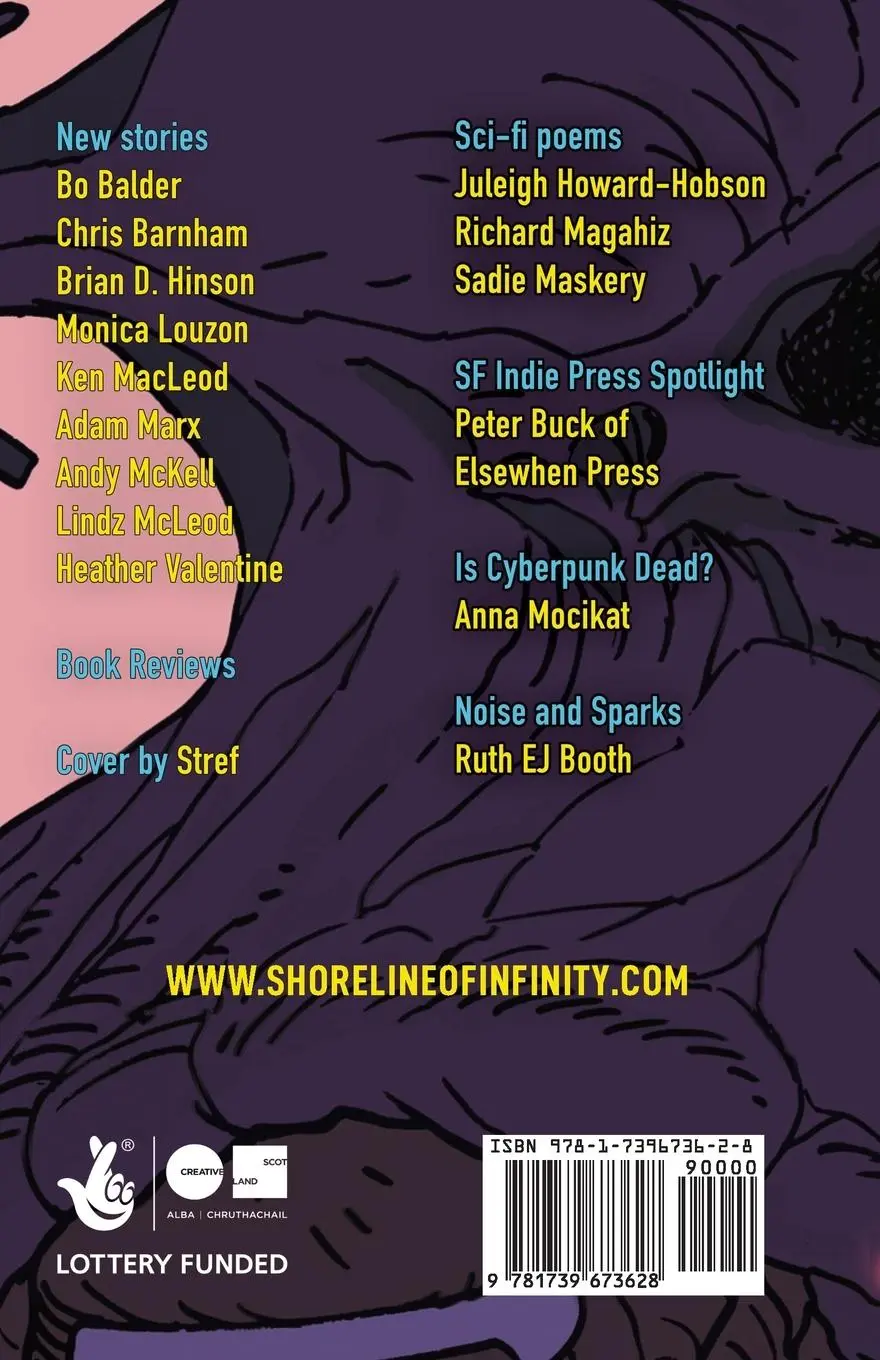 Rückseite: 9781739673628 | Shoreline of Infinity 31 | Science Fiction Magazine | Macleod (u. a.)